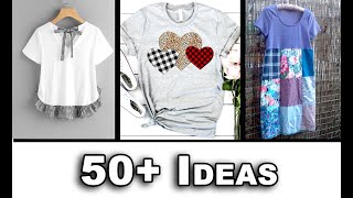 DIY 50 EASY Upcycled Tshirts to Inspire You  ep 20 [upl. by Luoar]