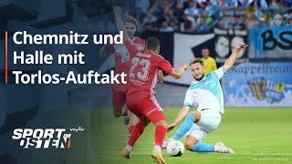 Chemnitz und Halle mit Nullnummer zum Auftakt  MDR [upl. by Niemad532]