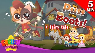 The Puss in the Boots  More Fairy Tales  Puss in Boots  English Song and Story [upl. by Iroj102]