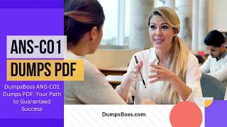 DumpsBoss ANSC01 Dumps PDF – The Smart Way to Pass [upl. by Ihsar]