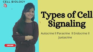 Types of cell Signaling I Autocrine I Paracrine I Endocrine I Juxtacrine cellsignaling [upl. by Kettie]