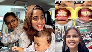 Finally Sunu Molude Teeth Braces Remove Cheithu 😬😍  Mashura  Basheer Bashi  Suhana [upl. by Ardehs]