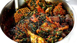 HOW TO MAKE EFO RIRO UPDATED EFO RIRO RECIPE  SISI JEMIMAH [upl. by Thistle]