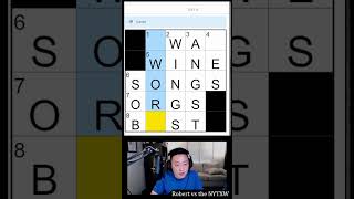 Sunday Mini crossword 6423 New York Times Crossword crossword puzzle shorts [upl. by Kremer720]