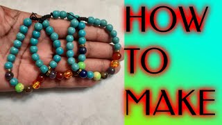 How To Make Chakra Bracelets DIY [upl. by Nohsyar]