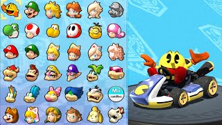 Playable Pac Man in Mario Kart 8 Deluxe Cherry Cup [upl. by Nigle]