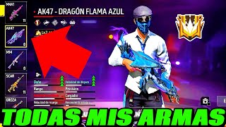 🔥MOSTRANDO MIS ARMAS VETERANOS FREE FIRE [upl. by Kennet14]