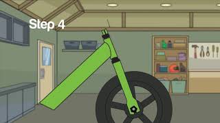 OLD VIDEO  TheCroco Balance Bike Assembly Instructions Video [upl. by Donahoe]