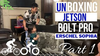 Jetson Bolt Pro Electric Bike  Unboxing Part 1 with ErschelSophia  Jetson ElectricBike [upl. by Ellesij757]