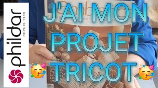 🥰🥳JAI MON PROJET TRICOT 🤗 PHILDAR 🥳🥰 tricot [upl. by Sweeney278]