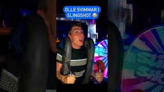 Olle svimmar i slingshot 😭 slingshot [upl. by Ecinahc]