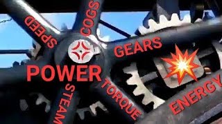 THOSE MAGNIFICENT COGS  GEAR WHEELS amp STEAM SOUNDS  SO STEAMPUNK Cogs Gears Steam SteamSound [upl. by Akira]