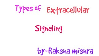 Autocrine  Paracrine and Endocrine Signaling Pathway in Hindi [upl. by Mayor]