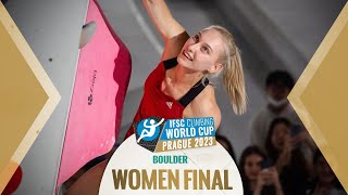 🔥IFSC Womens Final World Cup PRAGUE 2023 💪🏼 [upl. by Mich]