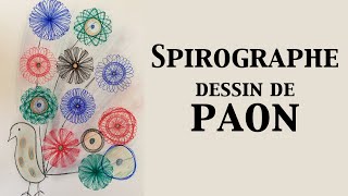 Spirographe  dessin de paon [upl. by Varney]