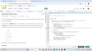 Bottom View of Binary Tree  GFG  POTD [upl. by Lleneg]