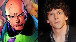 Jesse Eisenberg cast as Lex Luthor  BatmanSuperman Film [upl. by Trescott]