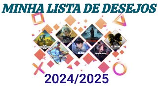 MIMHA LISTA DE DESEJOS 20242025 [upl. by Kcirdlek]