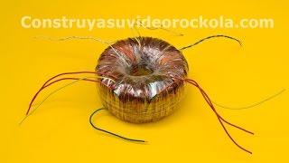 Calculation and homemade construction of a Toroidal Transformer [upl. by Ahsas]