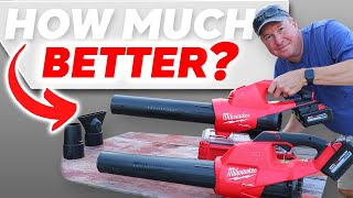 New Milwaukee M18 FUEL DUAL Battery Handheld Leaf Blower Review 282420 [upl. by Barthold675]