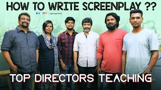 Top Directors Teaching Screenplay  Roundu Katti  Episode 2  Open Pannaa [upl. by Haskell]