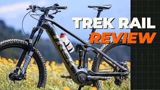 Trek Rail Review  A Plush Powerful amp Frustratingly NearPerfect Electric Mountain Bike [upl. by Yekcir]