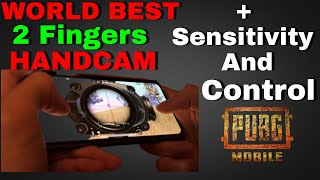 WORLD BEST 2 FINGERS HANDCAM  SETTINGS  PUBG MOBILE [upl. by Akkim]