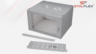 HU RACK Szett Hálózati Szekrény 19quot 6U 450mm  Takarópanel 19quot 1U  Polc 19quot 1U 150mm Szürke [upl. by Chrisman]