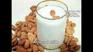 Almond Milk For Weight Loss  Almond Milk With Dates  बादाम मिल्क  Lactose Free  English Subs [upl. by Garvy]