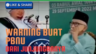 WARNING UNTUK ROIS DAN KETUA PBNUDARI JUNJUNGANnews fypシ゚viral khimaduddin shorts [upl. by Skiba]