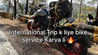 International Trip k liye bike service karva li🔥 youtube trendingvideo dailyvlog viralvideo [upl. by Grane432]