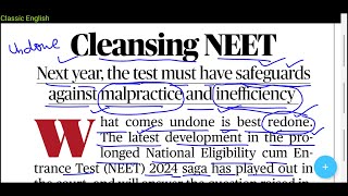 The Hindu editorial in hindi  Editorial  25 July 2024  English Newspaper reading [upl. by Bellamy]