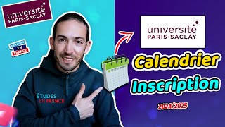 Calendrier inscription Paris Saclay 💯✅ [upl. by Ariella491]