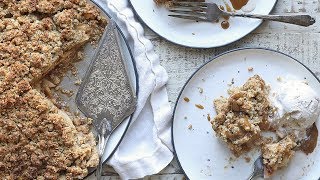 Fresh Apple Tart with Oatmeal and Almond Crust [upl. by Emmaline]