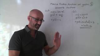 Modulus and Composite Functions ALevel  Lesson 2 [upl. by Airetas]