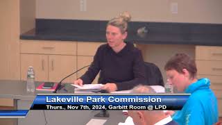 Lakeville Park Commission 11724 [upl. by Kresic]