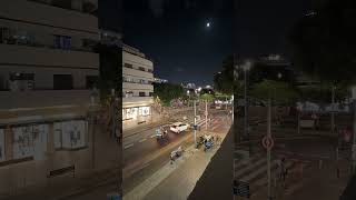 Timelapse Of Dizengoff Street In Tel Aviv Israel 🇮🇱 [upl. by Hareehahs57]