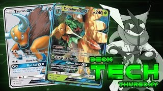 Pokémon TCG Deck Profile  Decidueye GXTauros GX  Deck Tech Thursday 43 [upl. by Marva321]