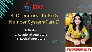 Lec 4Part 2 Ifelse statement OperatorsRelational and Logical in JAVA  Programming Exercises [upl. by Kisung]