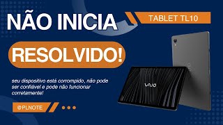 TABLET VAIO TL10 NÃO INICIA ERRO NA TELA  RESOLVIDO [upl. by Jorgenson346]