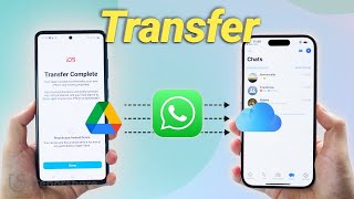 ↔️Transfer WhatsApp from Android to New iPhone 15↔️ [upl. by Namyl737]