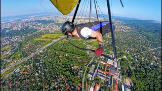 Vitosha hanggliding late afternoon [upl. by Lyrehs]