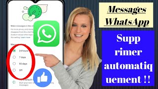 Comment supprimer automatiquement les messages WhatsApp  nouvelle mise à jour 2024 [upl. by Lebna]