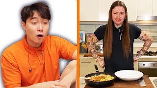 Uncle Roger Review AUSTRALIAN EGG FRIED RICE [upl. by Streeto]