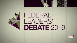 Canada Election 2019 Leaders Debate [upl. by Shinberg590]