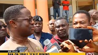 Ban on Small Scale Mining  AM News on JoyNews 22518 [upl. by Nicolina]