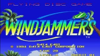 Windjammers Gameplay NEO GEO [upl. by Gloriana]