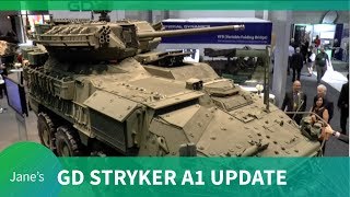 General Dynamics US Army Stryker upgrade to A1 configuration AUSA 2018 [upl. by Ylac]