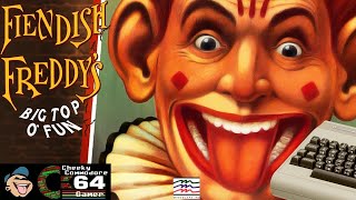 FIENDISH FREDDYS BIG TOP O FUN  Commodore 64 1990 [upl. by Ilagam]