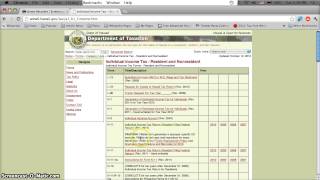 Hawaii Printable Tax Forms 2012  Online Form N11 For Resident Taxpayers in Early 2013 [upl. by Ahtamas851]